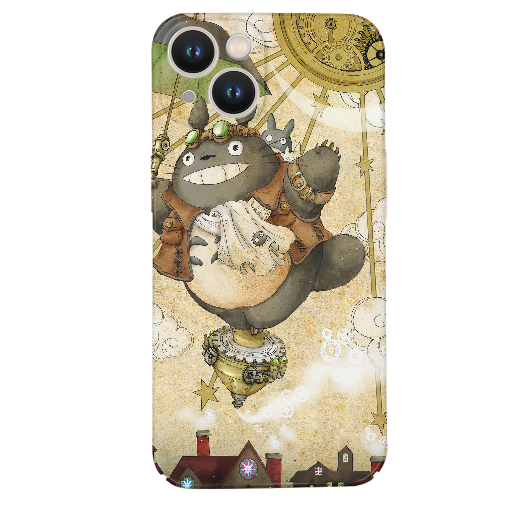 （画像用） となりのトトロ 草壁メイ 草壁サツキ My Neighbor Totoro Satsuki Kusakabe Mei Kusakabe 【iPhone 14シリーズ対応】ハードケース